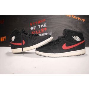 Air Jordan 1 Mid “Black/Red/Blue” - Men's Size 10.5